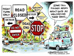 FALL FOLIAGE TOURISTS by Dave Granlund