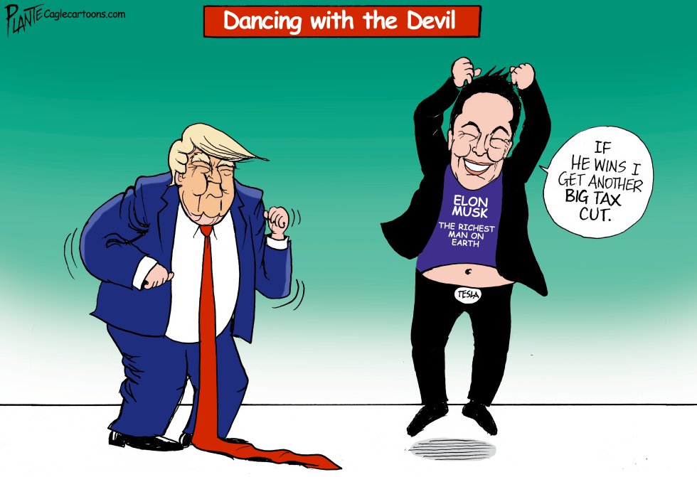 Trump and Elon Musk Dancing