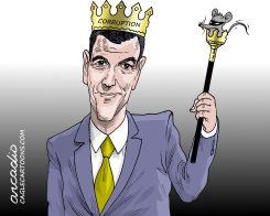 PEDRO SáNCHEZ, PRESIDENT OF SPAIN by Arcadio Esquivel