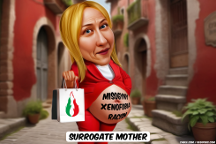 GIORGIA MELONI BEINIG PREGNANT by Bart van Leeuwen