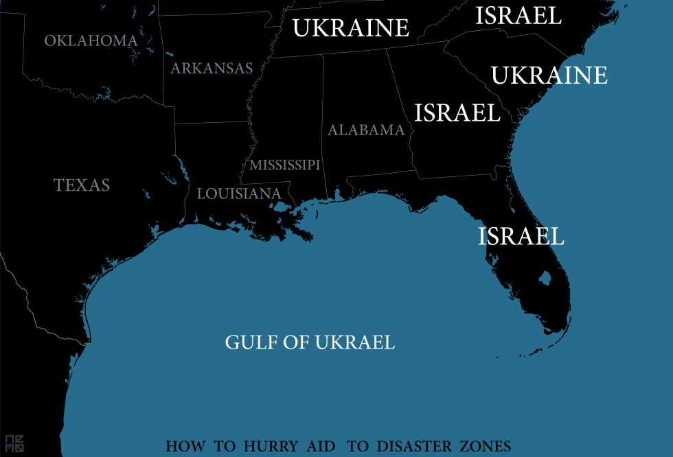 HURRYING AID TO DISASTER ZONES
