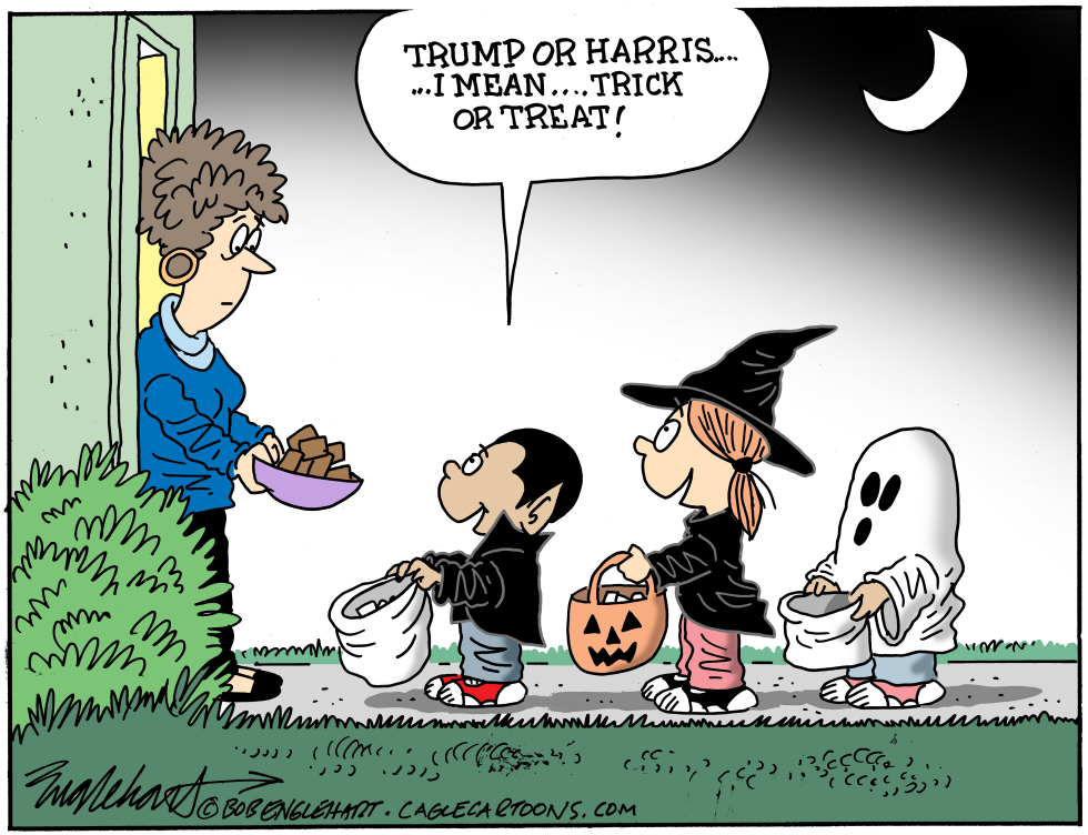 #2 TRICK OR TREAT ON HALLOWEEN by Bob Englehart