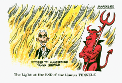 HAMAS LEADER SINWAR DEATH by Jimmy Margulies