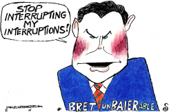 CARICATURE OF BRET BAIER by Randall Enos