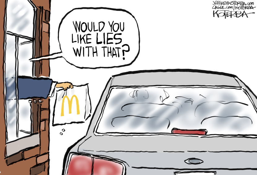 Trump Works at McDonald's