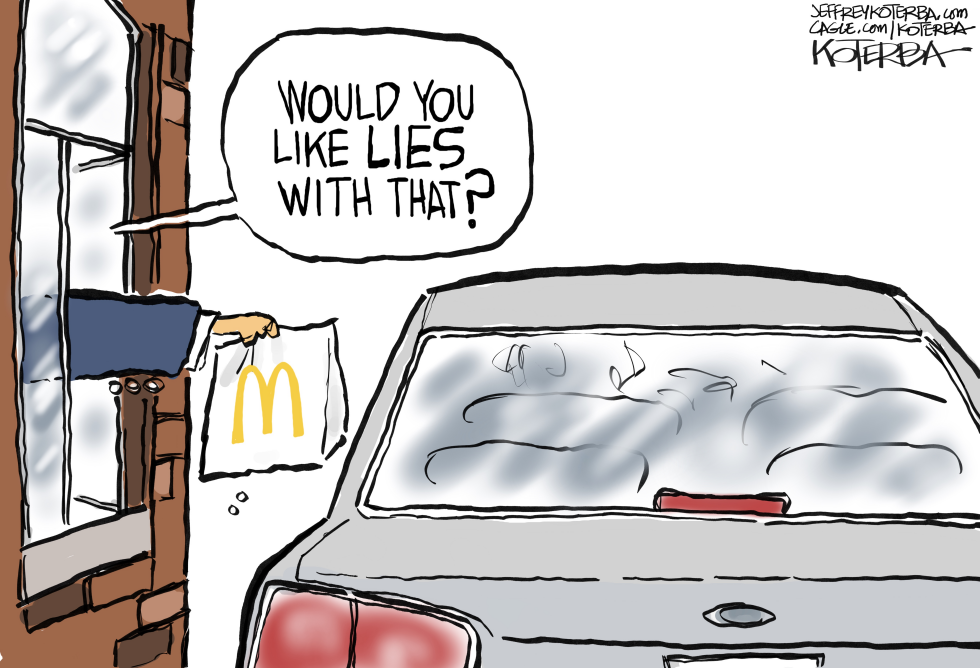 Trump Works at McDonald's