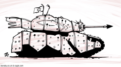 ISRAEL WAR MIDEAST TANK SPREAD IRAN GAZA  by Emad Hajjaj