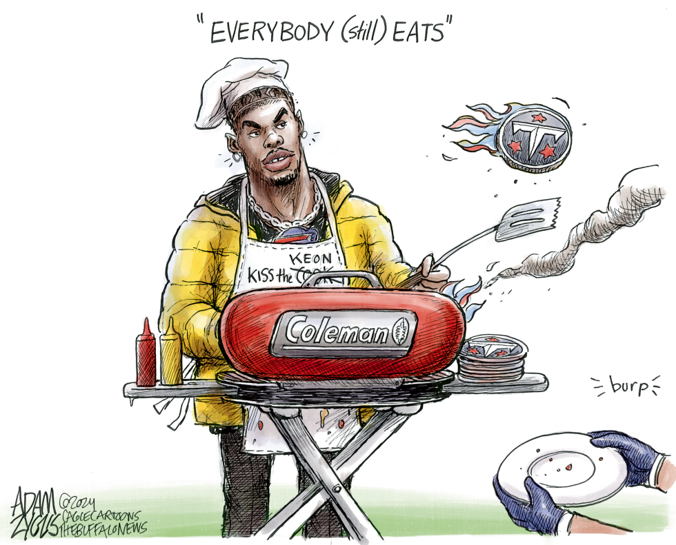 Bills Light Up Titans