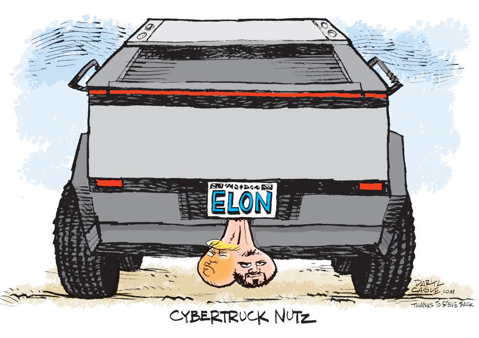 Cybertruck Nutz - Trump Vance and Elon