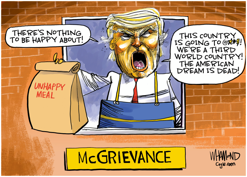 Trump works McDonald's Drive-thru
