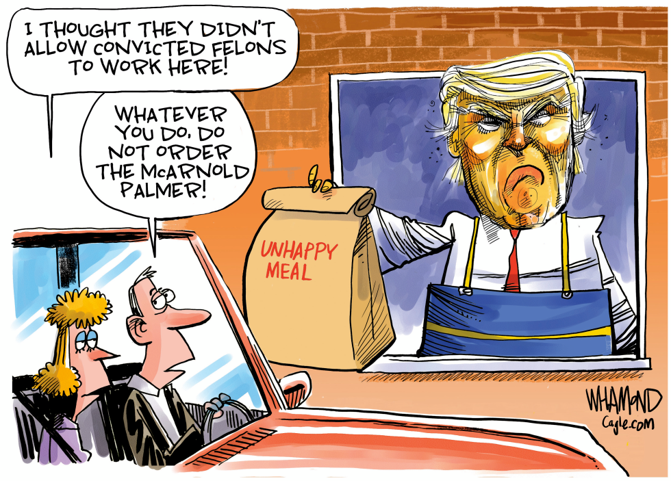 Trump works McDonald's drive-thru Version 2