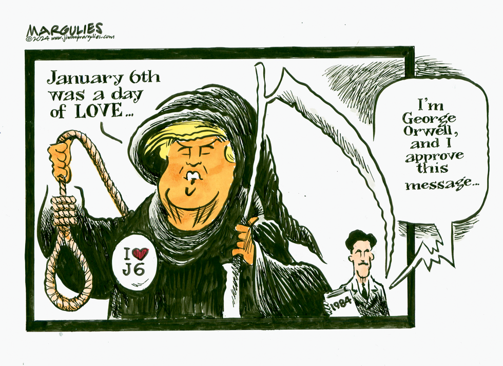 Trump calls January 6th a day of love