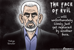 ANOTHER FACE OF EVIL WILL REPLACE YAHYA SINWAR by Steve Greenberg