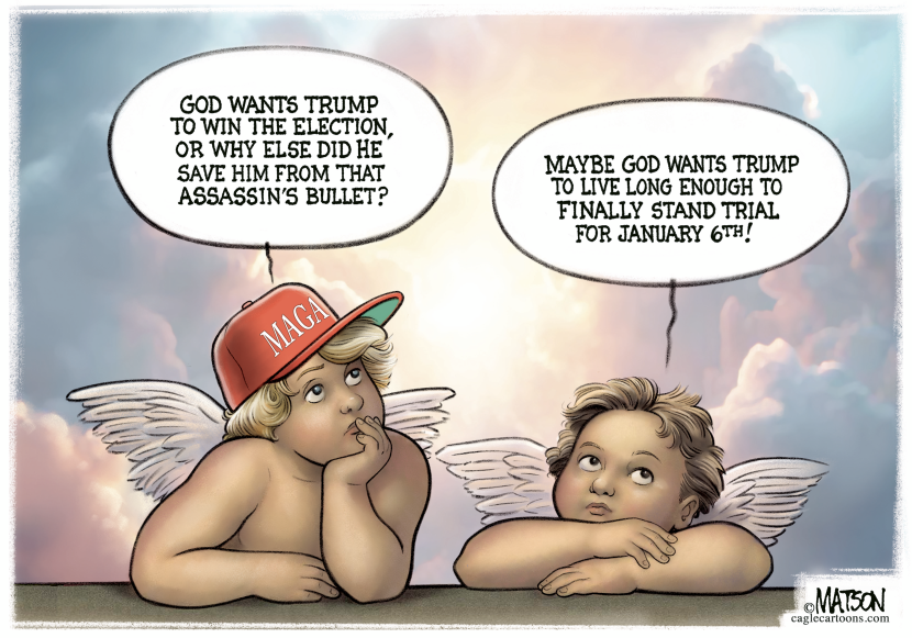 Angel Pundits Interpret God's Will