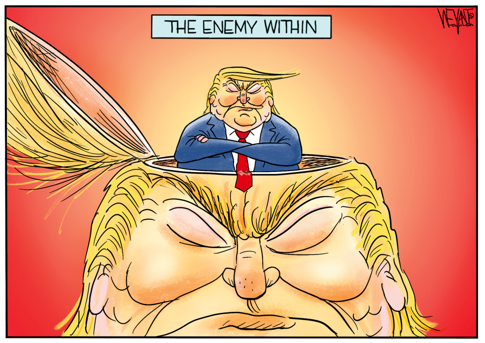 Trump inside himself as the enemy within