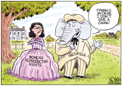 GONE WITH THE WIND GEORGIA ABORTION BAN by Christopher Weyant