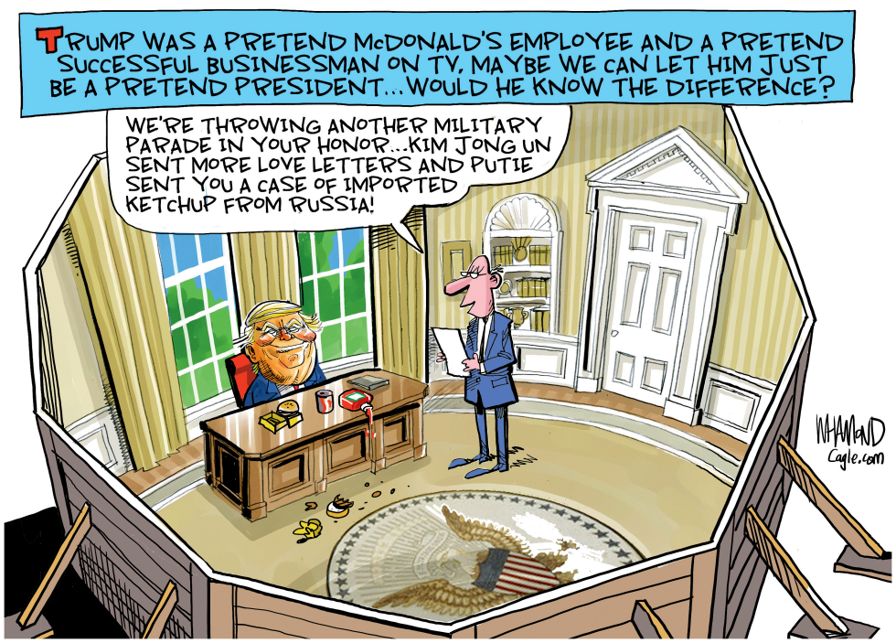 Trump the pretend president