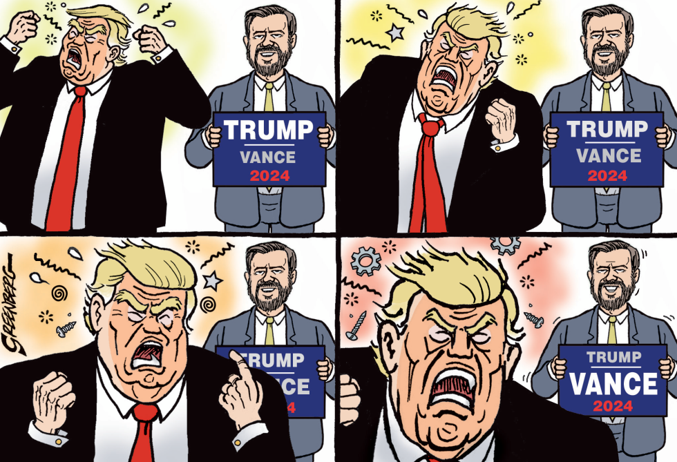 Trump's erratic behavior elevates Vance as the steadier option
