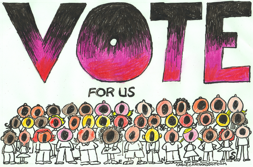 CHILDREN SAY VOTE FOR US