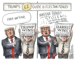 ELECTION FRAUD by Adam Zyglis