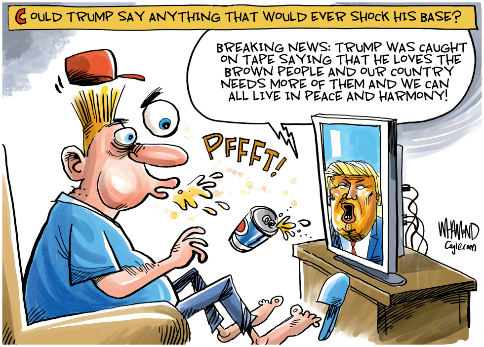 Would anything shock the Trump base?