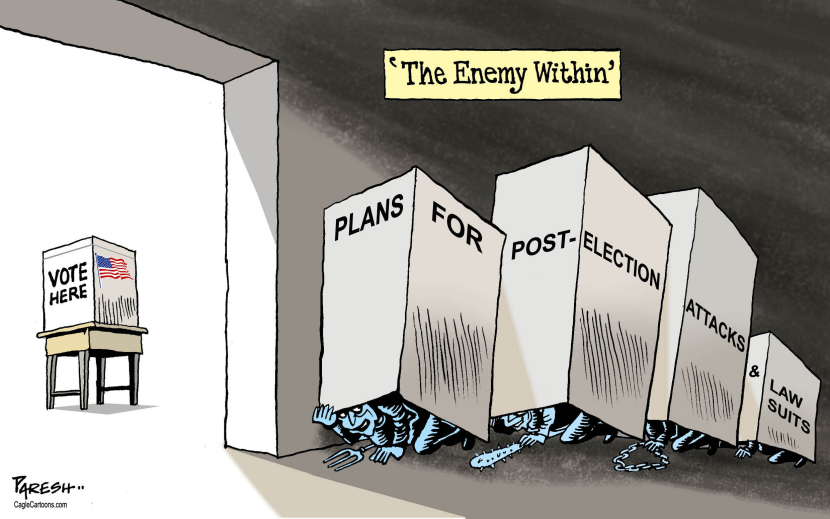 US polls and Enemy within