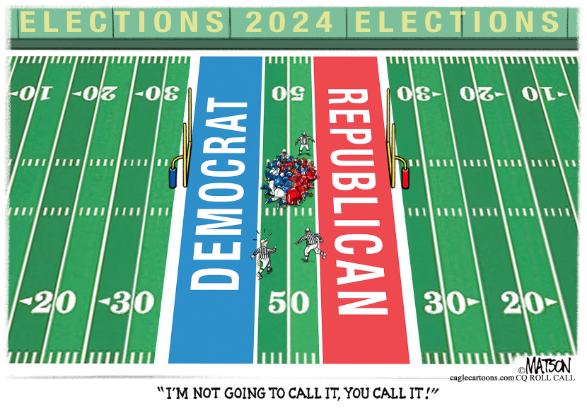 Fighting for Votes in the Middle of the Field
