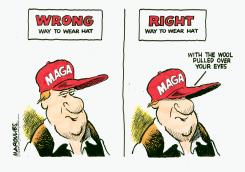 HOW TO WEAR A MAGA HAT by Jimmy Margulies