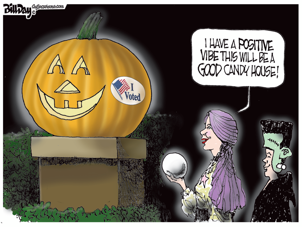 I Voted Halloween Jack o' Lantern
