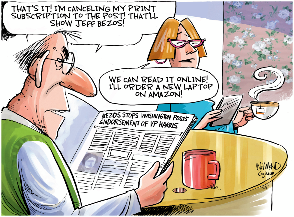 Washington Post Subscription cancelations