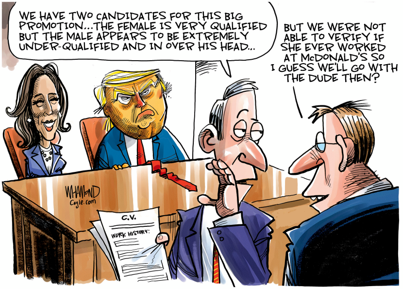 Harris or Trump promotion Version 2
