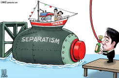 SEPARATISM PUTS TAIWAN IN DANGER by Luojie