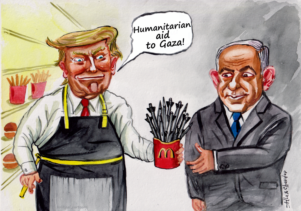 Trump gives Netanyahu aid for Gaza