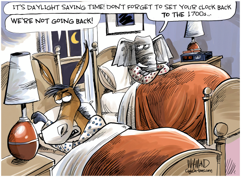 Set your clocks back