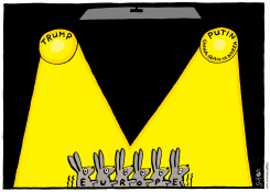 EUROPE PARALYZED BY TRUMP AND PUTIN by Schot