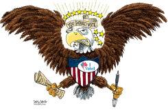 EAGLE VOTED - YOU SHOULD TOO -  by Daryl Cagle