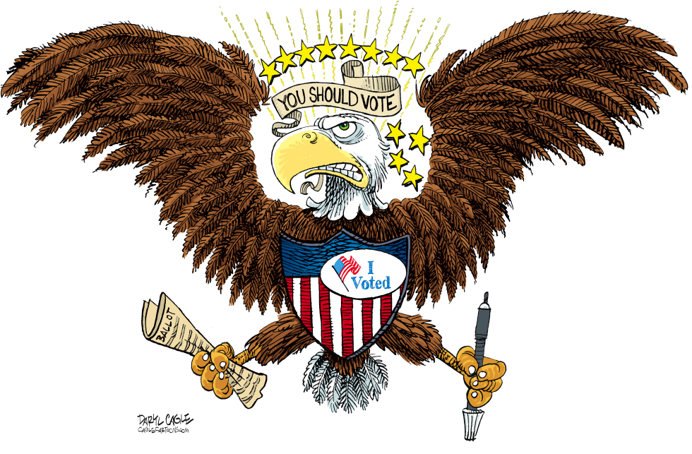 #3 EAGLE VOTED - YOU SHOULD TOO - by Daryl Cagle