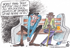 OLD MAN COMMENTS ON GETTING OLD by Randall Enos