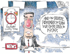 TURN CLOCKS BACK TO 1939 by John Darkow