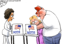 WOMEN VOTE  by Pat Bagley