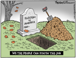 ENDING FASCISM IN AMERICA by Bob Englehart