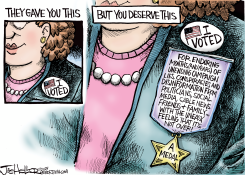 I VOTED MEDAL by Joe Heller