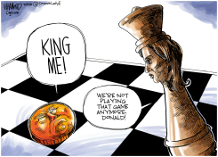 TRUMP: THE MAN WHO WOULD BE KING by Dave Whamond