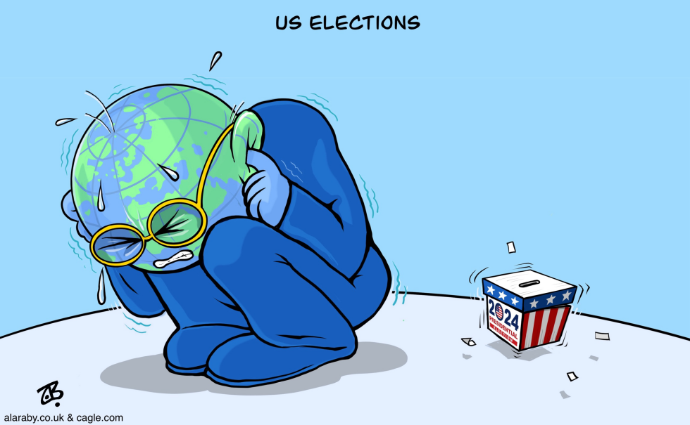 #3 ELECTIONS USA WORLD TRUMP HARRIS MAGA BOMB by Emad Hajjaj