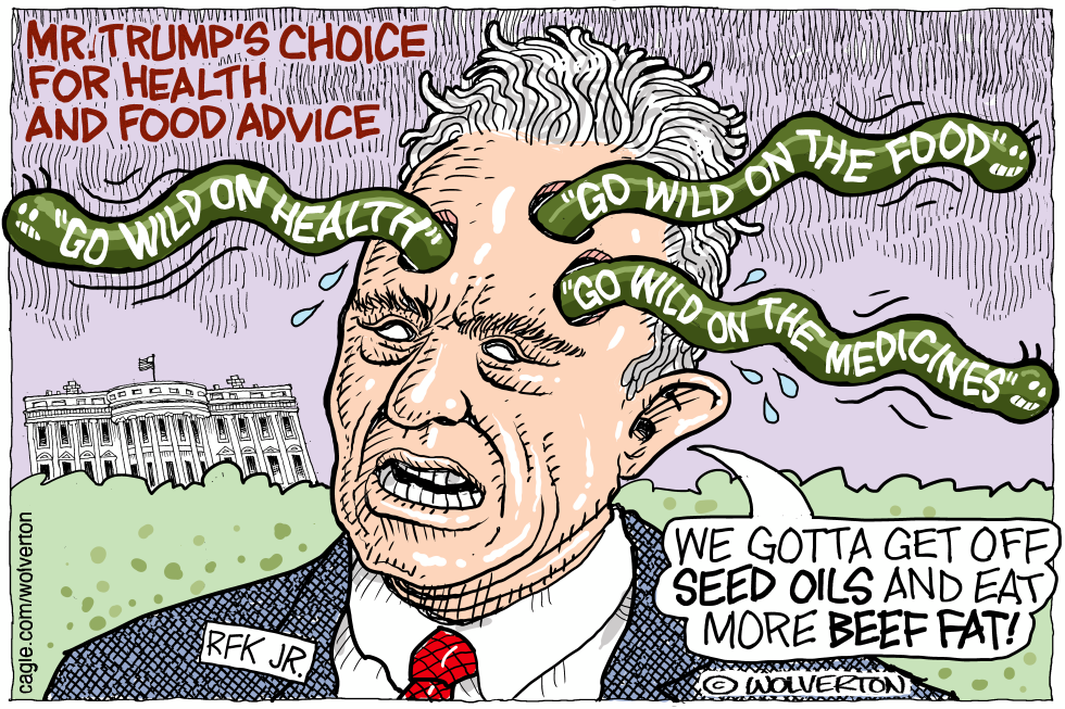 RFK Jr. brainworms urge beef fat diet as Trump health advisor