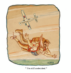 THE UNDECIDED VOTER by Peter Kuper