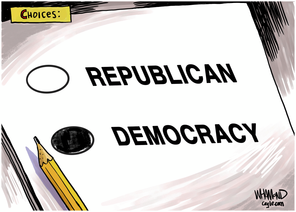 Ballot Presents Direct Choice Between Republican Option and Democracy