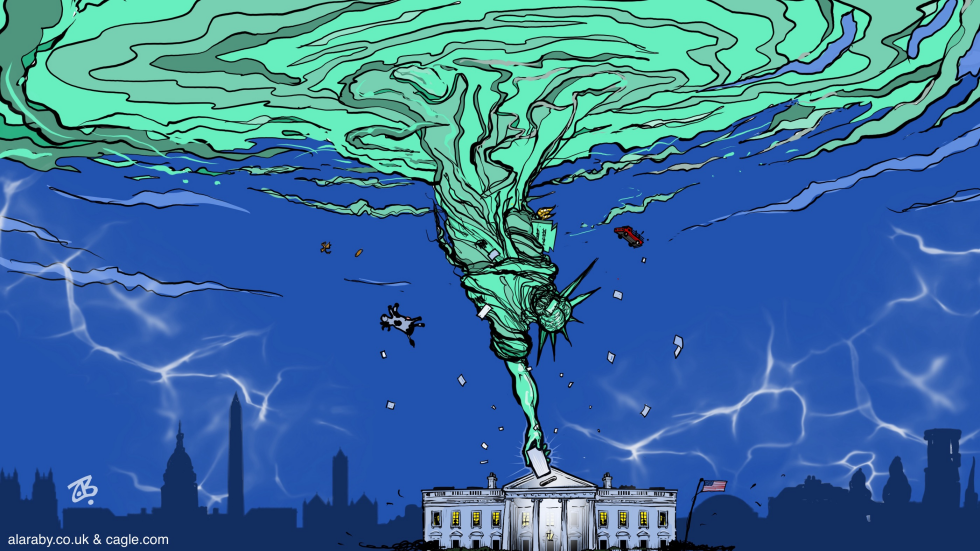 Election Day AMERICA President Hurricane Trump Har