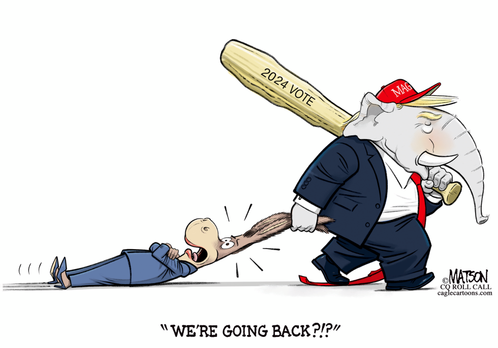 Strong Man Trump Takes Democrats Back