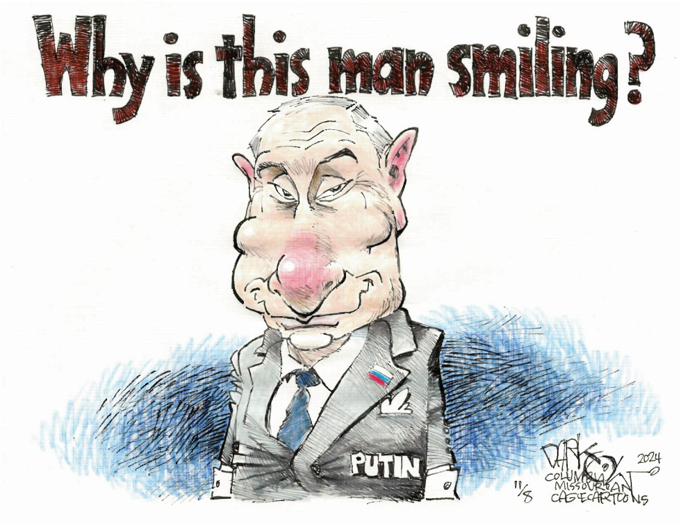 Why is Putin Smiling